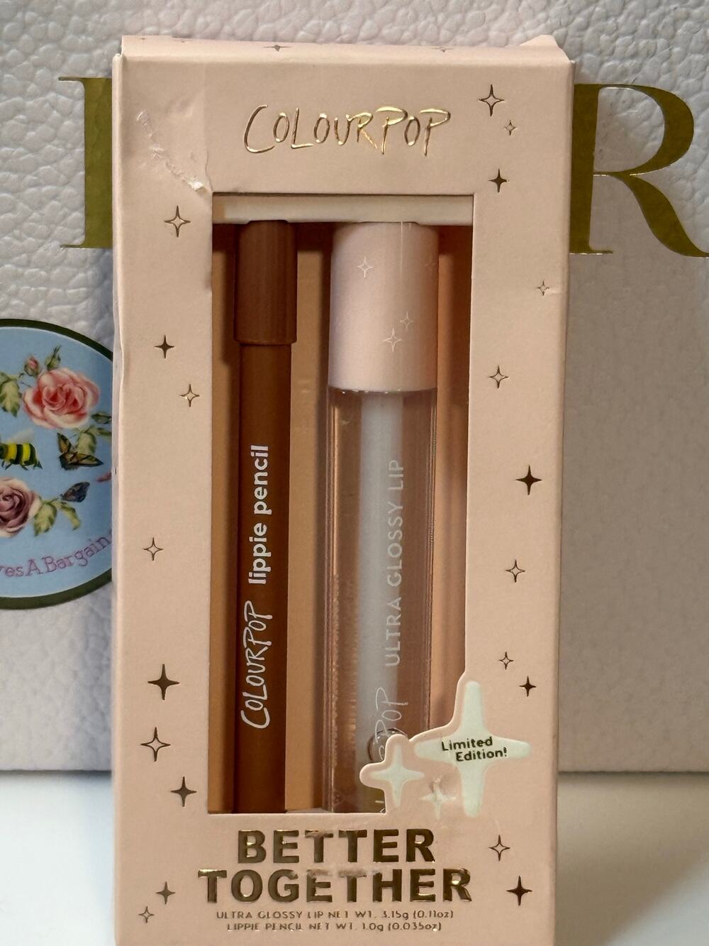 ColourPop Lip Dream Duo-20 CARATS Ultra Glossy Lip & BFF Lippie Pencil-NEW